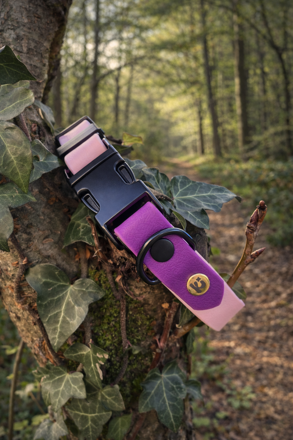 Collier Ki'color rose pastel et violet – Image 3