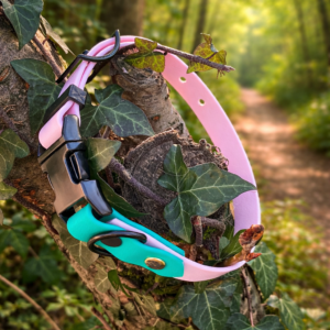 Collier Ki'color rose pastel et vert