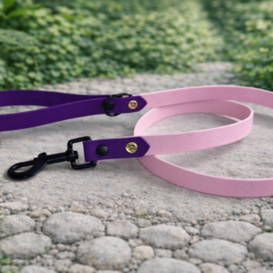 Laisse class'ki rose pastel et violet