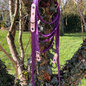 Longe violet et rose pastel, 3 points