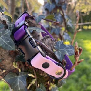 Collier Ki'color violet et rose pastel