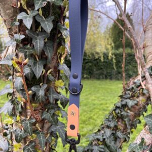 Poignée hand'Ki bleu kérosène et beige savane