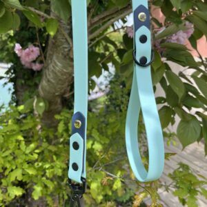 Laisse Epi'Ki Bleu pastel et bleu kérosène