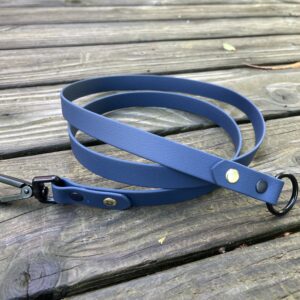Laisse anneau Free'ki Bleu kérosène 140cm