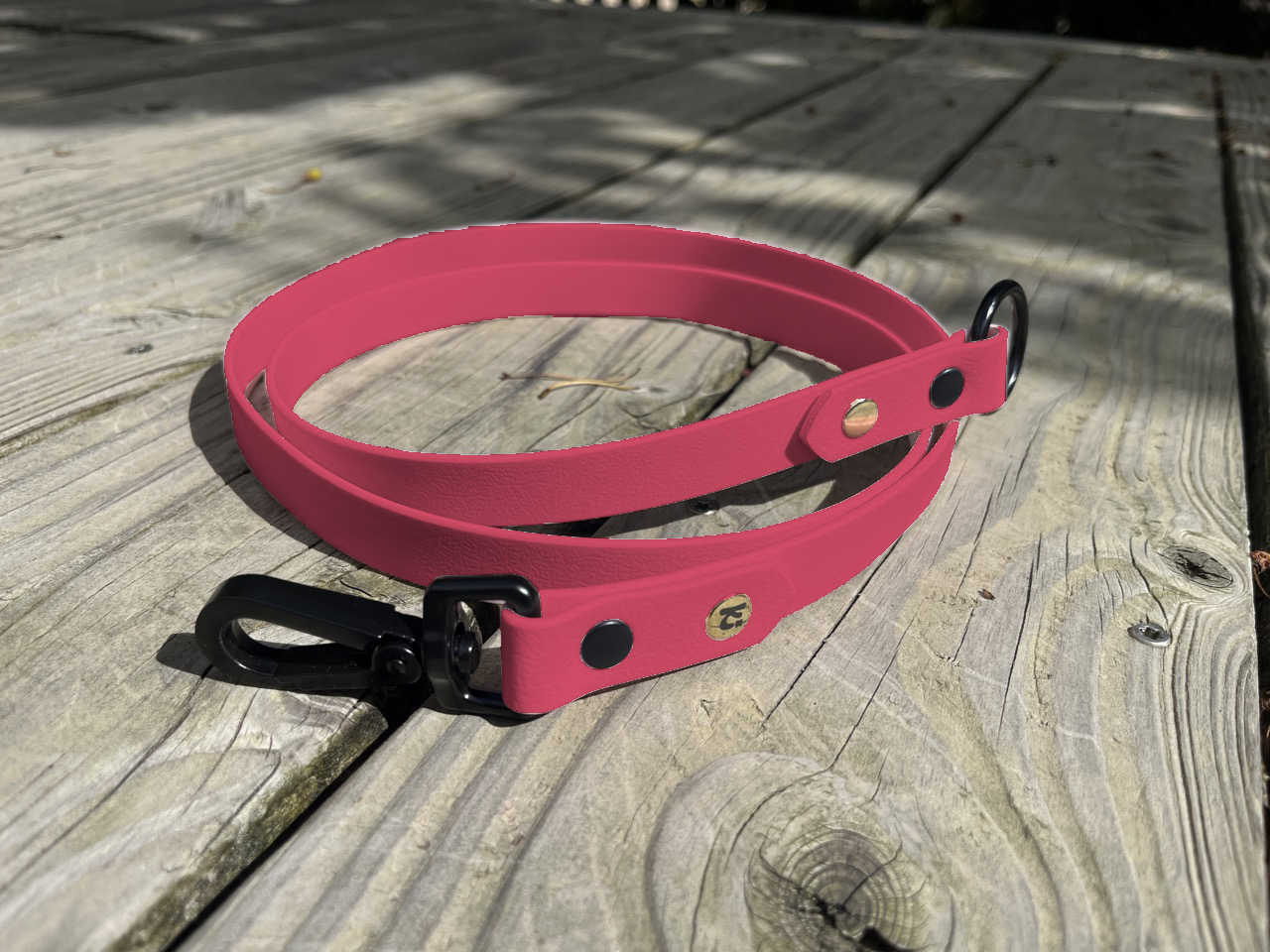 Laisse anneau Free'ki Rouge 140cm